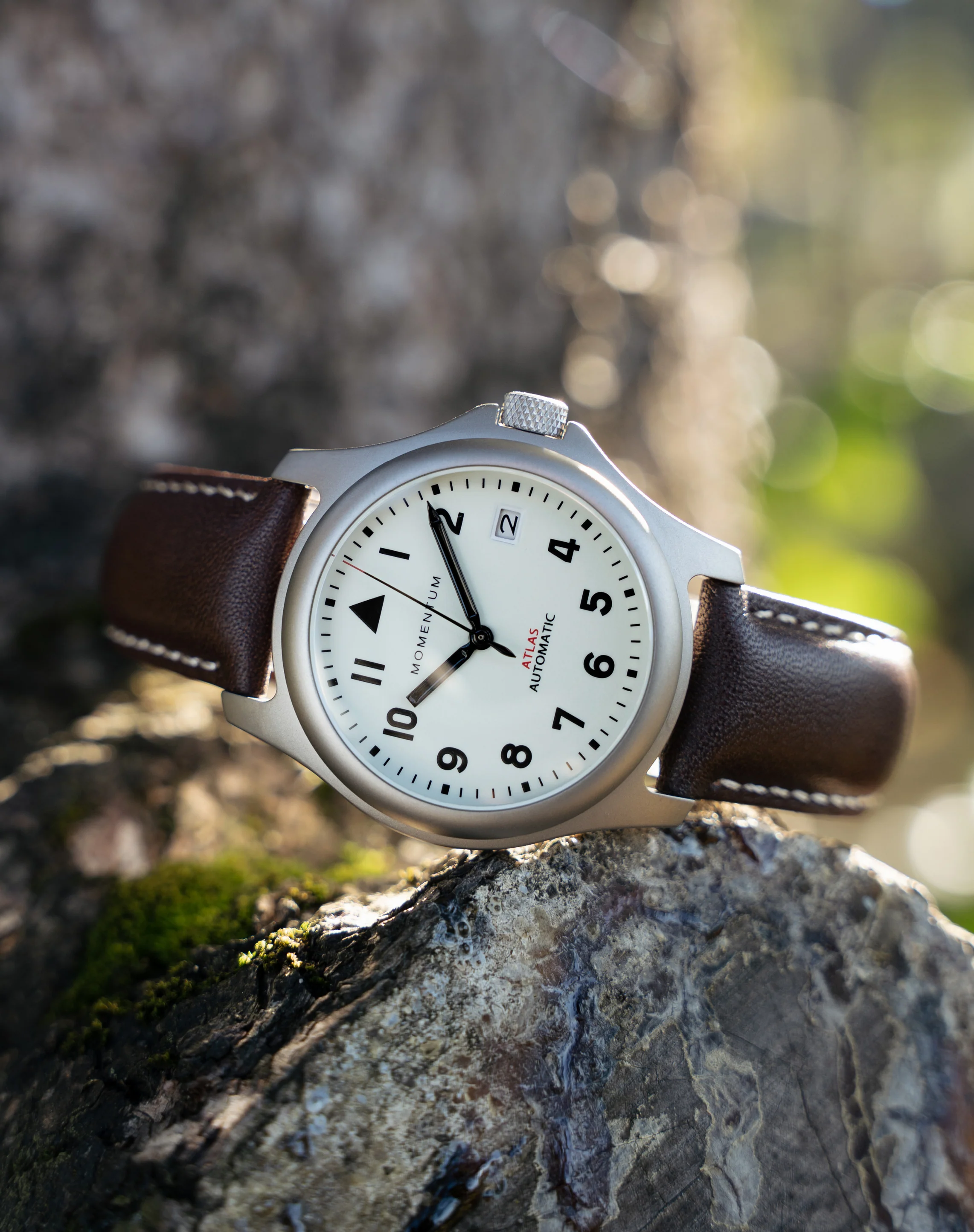 Atlas Automatic [38mm] - White Full Lume - Image 5
