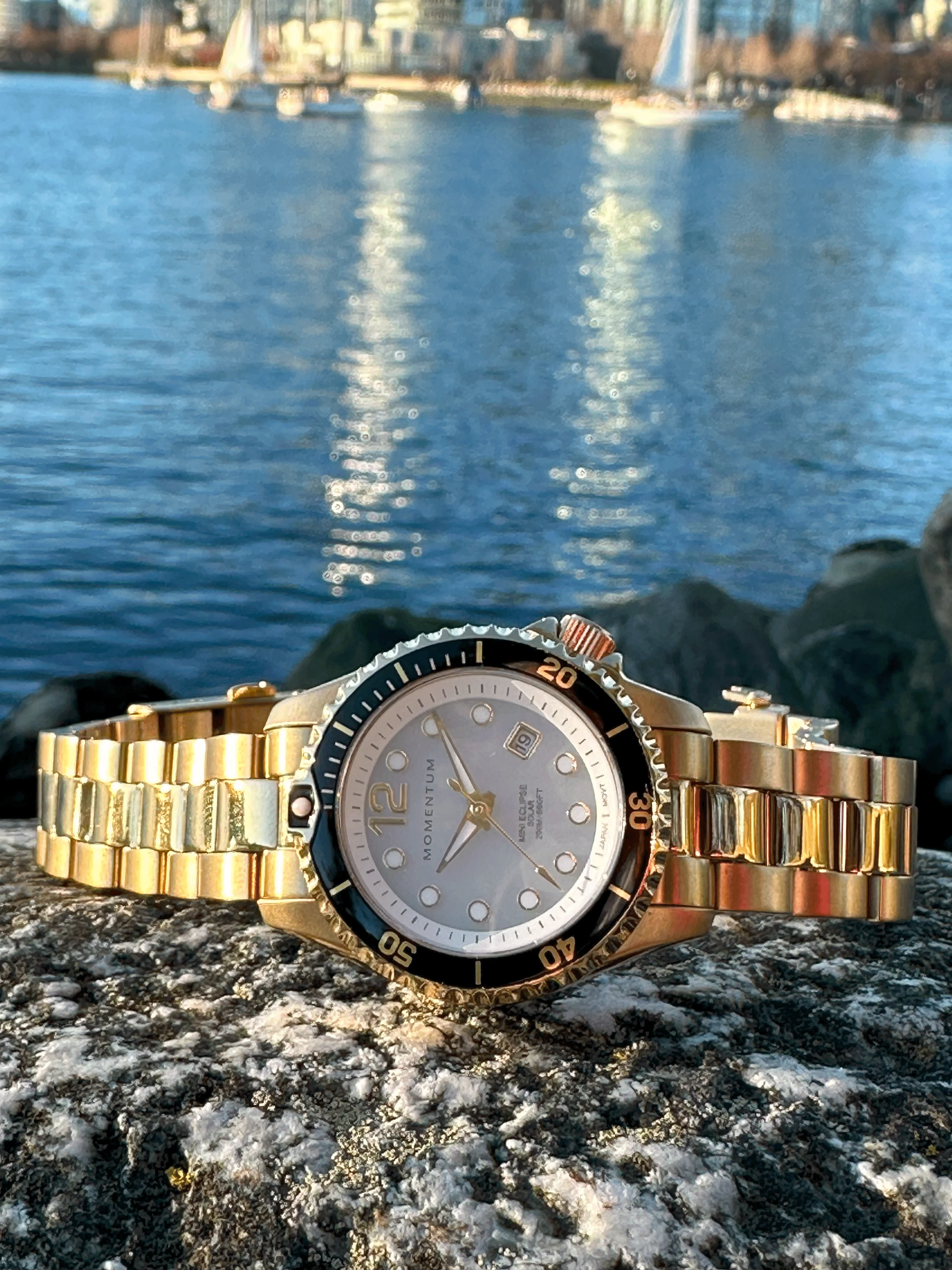 Champagne Mini Eclipse [30mm] - White/Gold - Image 6